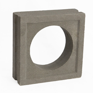 Grille de ventilation extérieure moderne bloquant les vagues de brume, en tuiles de béton perforées architecturales pour mur de cloison - Product Image 1