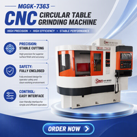 Machine de rectification horizontale CNC à table rotative pour plaques de soupape et sièges de roulement, finition haute précision