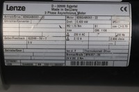 Plc Sdsgi063-22 400w Motor + Ber Ig2048-5v-t Bfk457-05 Used for Warranty Product