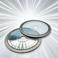 Disque de coupe CBN électrolytique Eurisko ORS-CBN227 150mm/6mm/25mm, outil abrasif haute dureté pour la précision des anneaux de soupape en métal ferreux