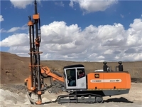 ZGYX 454T Foreuse hydraulique portative automatique sur chenilles pour le forage de trous de mine et de trous de dynamitage en surface pour l'exploitation en carrière