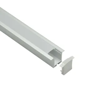 Высококачественный 36 мм широкий светодиодный теплоотвод профиль алюминиевый канал экструзия с качели и крышкой для потолка или подвесного света