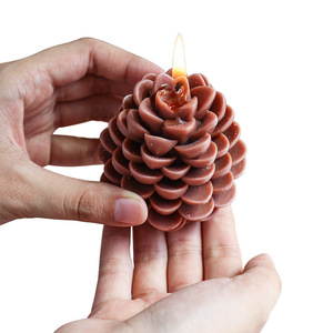 Vintage 3D Pine Cone Aroma <b>Candle</b> Christmas Pinecone Shape Handmade Scent <b>Candle</b> Home Atmosphere Decor <b>Gift</b> - Product Image 3