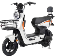 Sepeda Listrik Baja Karbon 500W 48V 3-Kecepatan Jarak Jauh 80km Baterai Asam Timbal untuk Dewasa