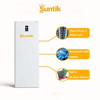 Batterie solaire lithium-ion 48V 51.2V 300Ah 7.5Kwh 52 Volt Lifepo4 pour stockage d'énergie domestique, type solaire