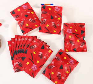 Christmas Candy <b>Bags</b> Biscuit Surprise Lucky <b>Bags</b> Luxury Plastic Gummy Biscuit <b>Packaging</b> <b>Bag</b> Red <b>Packaging</b> <b>Bags</b> - Product Image 4