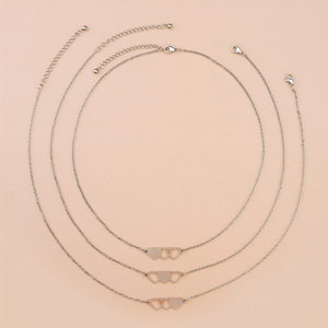 <strong>3</strong> Pcs Stainless Steel Heart-shaped <strong>Necklaces</strong> Matching Heart Pendants <strong>for</strong> <strong>Sister</strong> Best Friend <strong>Necklace</strong> Friendship Jewelry - Product Image 5