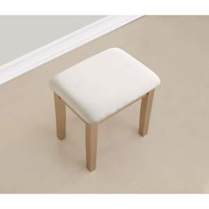 Tocador de maquillaje DB Moniys con espejo iluminado y juego de taburetes para uso en el dormitorio del hogar - Product Image 3