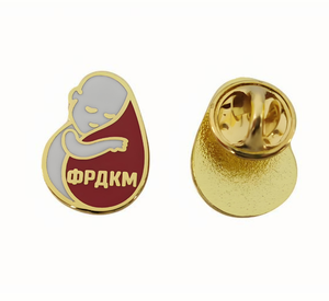 Precio al por mayor de fábrica Venta caliente Aleación de zinc Esmalte duro Gritty Personalizado Pentáculo Pin Insignia Embrague de goma chapado en oro - Product Image 4