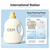 Deterjen Cair Laundry Antibakteri Portabel 5 Galon dengan Aroma Melati untuk Pakaian, Kelas Industri
