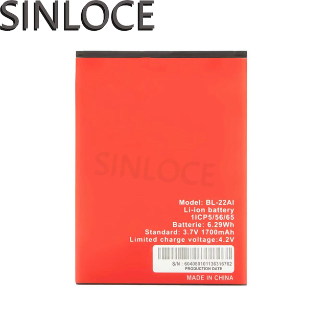 BL-22AI 1700mAh OEM Li-ion Mobile Phone Battery for Itel Batteries