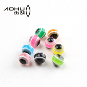 Cuentas de Ojo para Señuelos Aohu, 6mm 8mm, Colores Mezclados, Aleación de Cobre, Accesorios de Pesca - Product Image 5