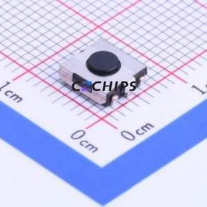 SKHUALE010 Tactile Switch SMD Switch Single Pole Single Throw Round Button Vertical Mount 6.3mm - Product Image 1