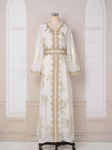 Vestido Musulmán <span class=keywords><strong>para</strong></span> Mujer de Oriente Medio 2026, Nuevo Conjunto de Dos Piezas con Cuello en V, Vestido Elegante de Alta Calidad <span class=keywords><strong>para</strong></span> la Noche - Product Image 6