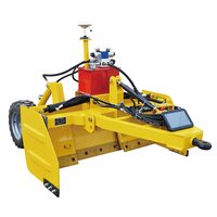 Fabricant chinois de niveleurs de terrain laser pour tracteurs agricoles, avec instruments satellite et système de nivellement par raclettes