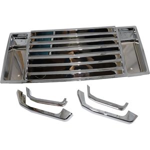 Grille de ventilation de capot Royal Sun, chromée, compatible avec Hummer H2 25928163 - Product Image 1