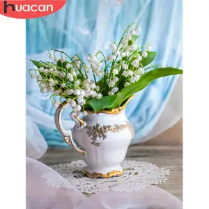 Huacan 5D Tự Làm Kim Cương Sơn Lily Của Các Thung Lũng Trong Có Thể Đầy Đủ Kim Cương Thêu Nghệ Thuật Hoa Khảm Bộ Dụng Cụ Bình Trang Trí Nội Thất