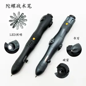 new Multifunction Self Defense Tactical Pen with LED Light Emergency Glass Breaker Outdoor Survival Camping Security Tools