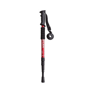 Bâtons de randonnée télescopiques en alliage d'aluminium 53-135 cm, bâton de trekking avec absorption des chocs pour la randonnée, l'alpinisme et la marche - Product Image 5