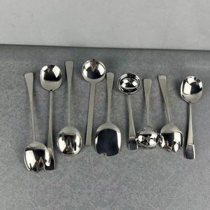 Cuchara y Tenedor <span class=keywords><strong>para</strong></span> Servir de Acero Inoxidable 304 Yolecen, Diseño Moderno, Cuchara <span class=keywords><strong>para</strong></span> Servir de Metal <span class=keywords><strong>para</strong></span> Hoteles y Restaurantes, Engrosada - Product Image 5