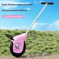 Nouveau design de poussette à une roue pour enfants, jouets en voiture pour bébés, poussette à une roue