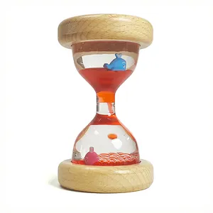 Kidpik mainan gerak cair spesial pewaktu jam akrilik warna-warni untuk mainan autisme mainan Fidget