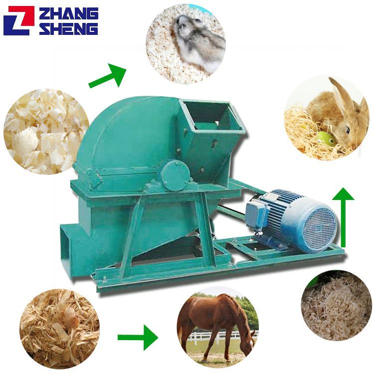 Diesel Mobile Wood Branches Shaving Mill