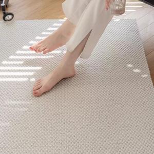 Len Polyester nhà máy bán buôn Thảm phòng khách thảm bền mềm pha trộn sợi phòng ngủ khu vực thảm. - Product Image 3