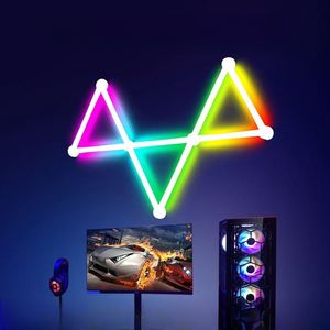 Wifi App bluetooth <b>Control</b> <b>Rgb</b> Esports Atmosphere Led Light constellation Dual Mode Symphony Smart Quantum Splicing Wall Lamp - Product Image 1