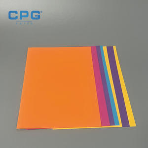 Factory Direct Supply 80gsm Construction Paper Neon Fluorescent Sheets School Project Material Vivid Art Color Paper - Product Image 1