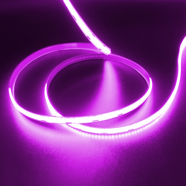 COBSL-2 Custom Dc 12v Ip20 Bendable Flexible Smd2835 Smart Strip Lights Factory Rgb Cob Led Strip Light for Home Headboard