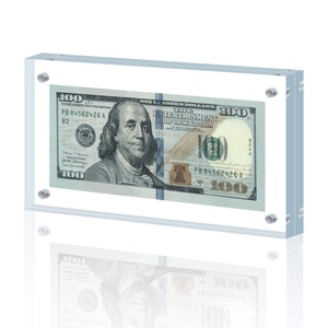Wholesale Customized Clear Acrylic Japanese Booster Box Case with for Magnetic Lid <b>Floating</b> Shelf for Storage & Home Decor - Product Image 4