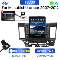 MEKEDE Android 10 4 + 64G IPS + 2.5D + DSP autoradio stéréo pour Mitsubishi Lancer 2007-2012 écran partagé AM FM auto electronics
