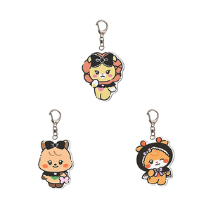 Porte-clés pendentif en acrylique imprimé UV double face avec motif de dessin animé, souvenir tendance - Product Image 2