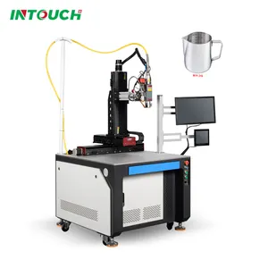 Kích cỡ khác nhau của thép không gỉ sữa Jug nồi Laser máy hàn tự động