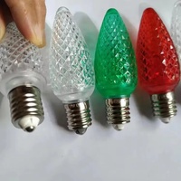 Lumières de Noël C9 de qualité commerciale les plus brillantes ampoule LED décorations de vacances en plein air blanc chaud