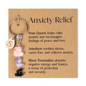 พวงกุญแจคริสตัลประดับด้วยหินอะเวนเจอรีนสีเขียว ซิทริน และไทเกอร์อาย เครื่องรางนำโชคสำหรับใช้ในชีวิตประจำวัน ของขวัญ หรือตกแต่งกระเป๋า หรือพวงกุญแจมือถือ - Product Image 2