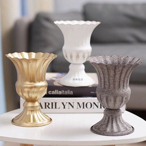 Offre Spéciale Table <span class=keywords><strong>de</strong></span> mariage pièce maîtresse Arrangements <span class=keywords><strong>de</strong></span> fleurs en métal <span class=keywords><strong>Pot</strong></span> pour la décoration intérieure - Product Image 3