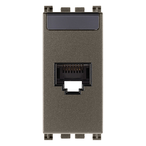 Connecteur réseau RJ45 Cat5e UTP en métal, plaque murale 5,1x4,3x5,3 cm - Product Image 1