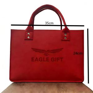 OEM ODM Felt <b>Bag</b> Factory Direct <b>Large</b> Capacity Shopping Tote Custom Logo Eco Friendly <b>Gift</b> <b>Bag</b> Wholesale Low Price Bulk - Product Image 4