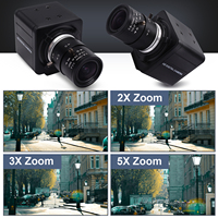 ELP Webcam USB Kecepatan Tinggi 90FPS 2.3MP 1080P UVC AR0234 Global Shutter Kamera Komputer USB untuk PC dengan Lensa Varifokal 2.8-12mm