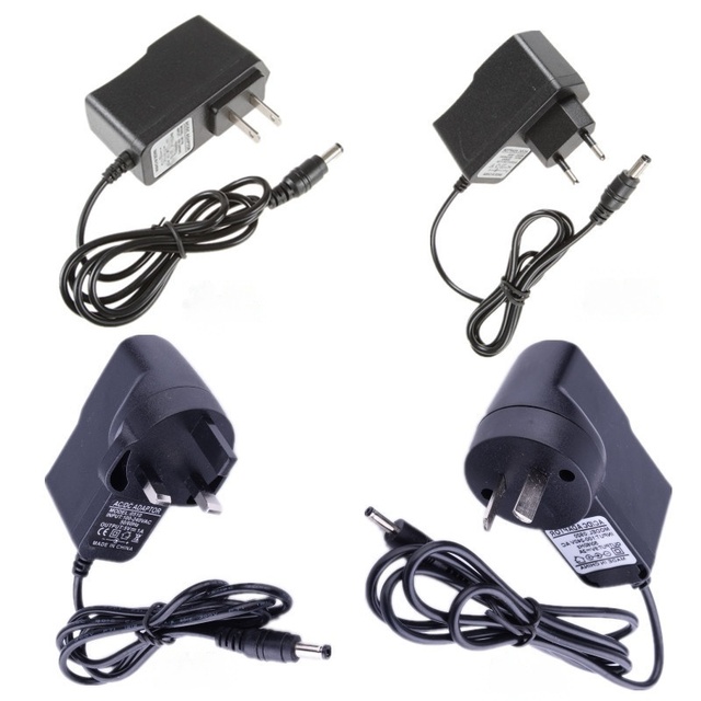 12V 1A AC DC Power Adapter Compatible with Android TV Box, LED Strip Light, Motor, Nail Drill Machine