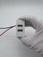 Prix usine Offre Spéciale accessoires qualifiés pour double prise USB 45mm 2.1A 5V Module combiné modulaire