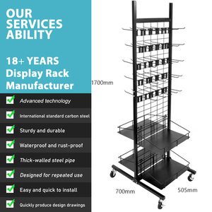 Bán lẻ thép cán siêu thị Rack hiển thị với móc cửa hàng kệ cho hiệu quả giải pháp lưu trữ - Product Image 4