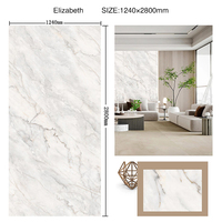 Panneau mural en PVC imperméable moderne imitation marbre pour salle de bain et hôtel, design 3D
