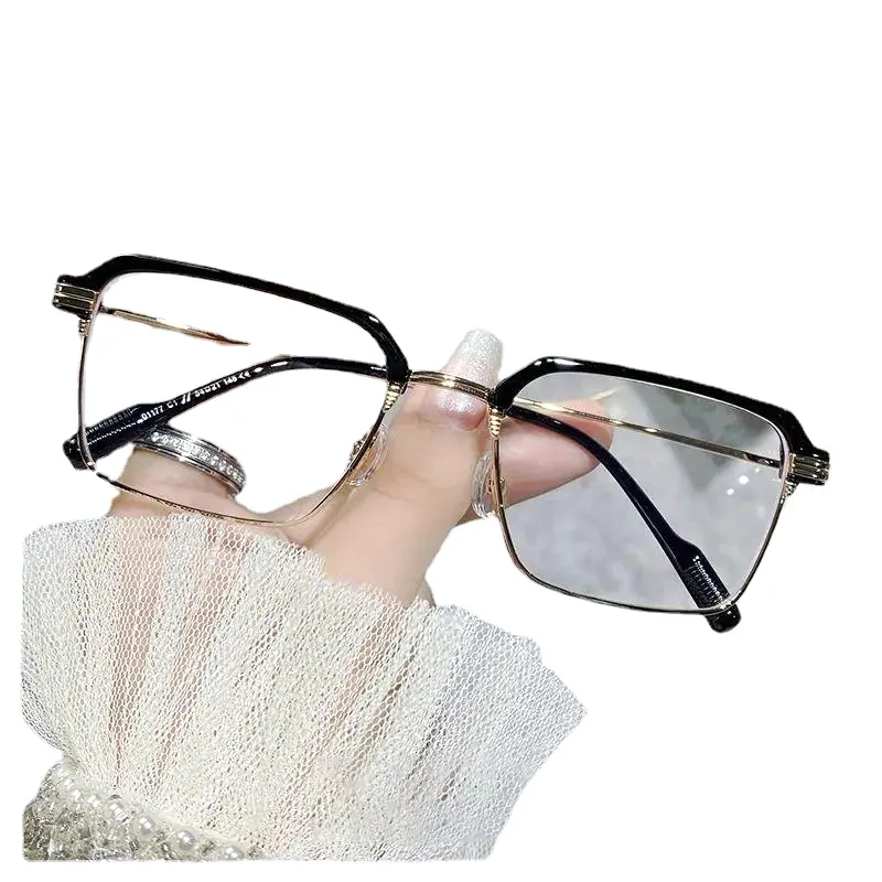 Gafas de lectura auténticas para hombres de mediana edad y ancianos de alta definición anti-luz azul antifatiga mujeres miopía terminada