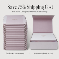 Boîte-cadeau rigide de luxe avec logo personnalisé boîte pliante en carton blanc rigide de haute qualité avec couvercle à fermeture magnétique haut de gamme en relief