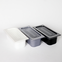 Boîte d'emballage robuste à prix de gros en PP de qualité alimentaire - Résistante aux basses températures (-25°C) pour gelato et crème glacée