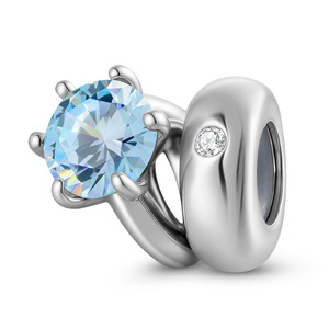 สร้อยข้อมือเงินแท้ S925 ประดับเพชรซิคอนทรงกลมเม็ดเดียว สินค้าขายดี ดีไซน์ทันสมัย เหมาะสำหรับผู้หญิงและเด็ก - Product Image 6