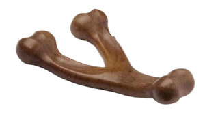 Eco-friendly Non tossico cane masticare osso giocattolo duro colore cioccolato in Nylon per la pulizia dei denti giocattoli per cani - Product Image 5